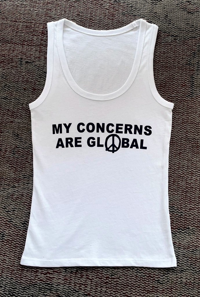 MY CONCERNS ARE GLOBAL vest